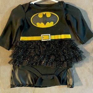 Supergirl & Batgirl Halloween costumes 0-3.